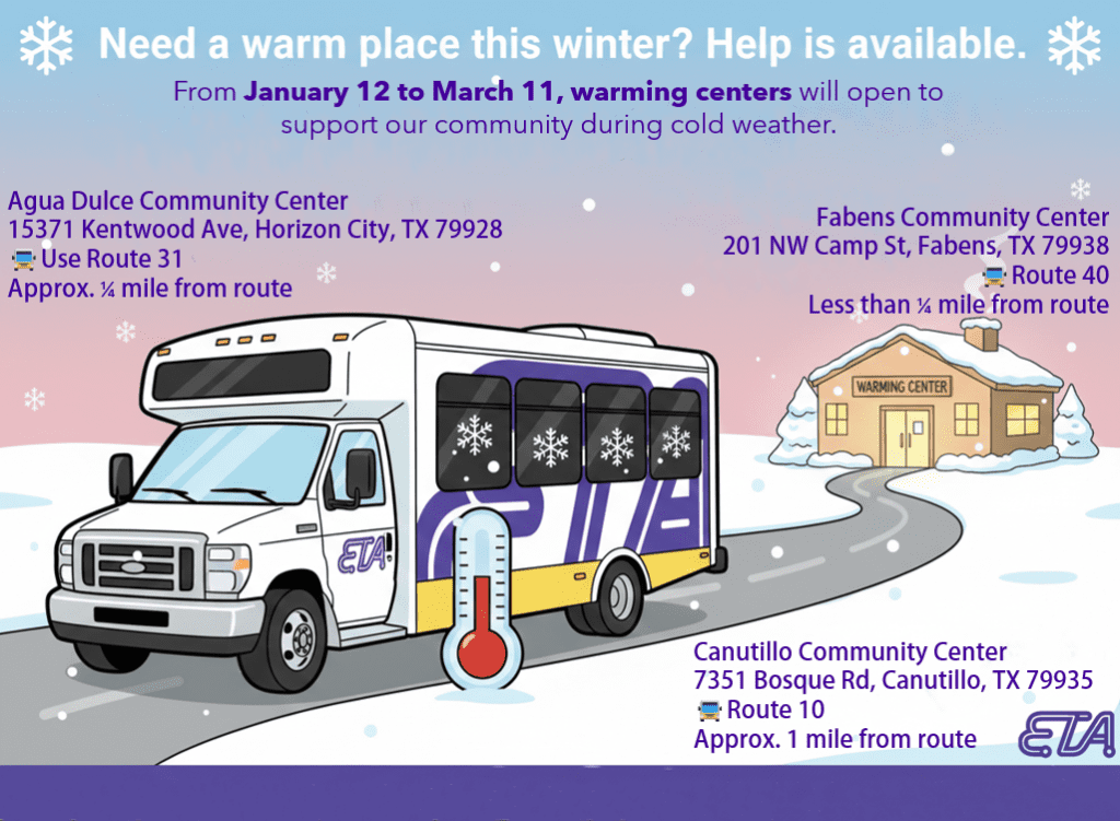 Transportation to Warming Stations