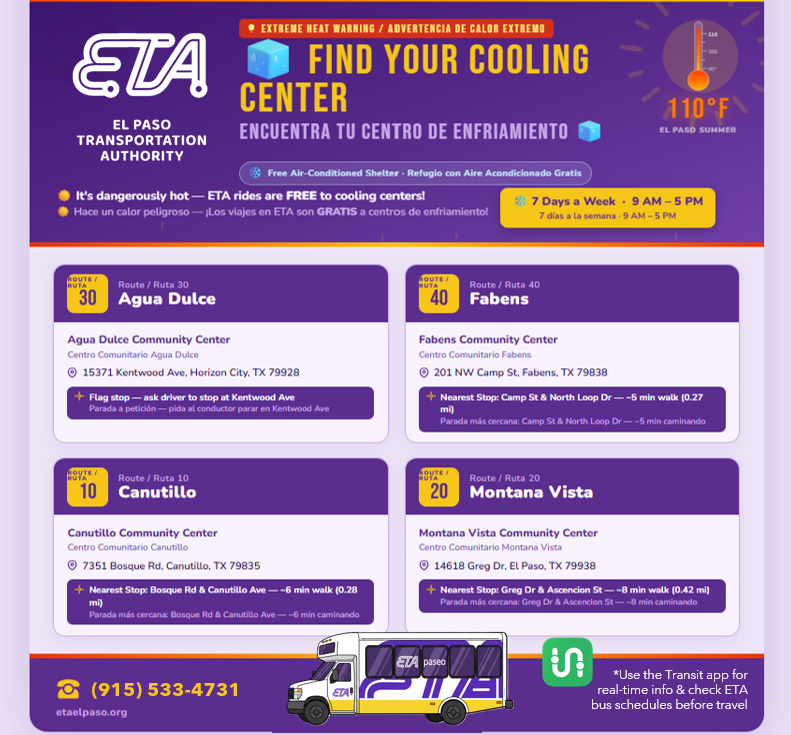 Transportation to Cooling Stations